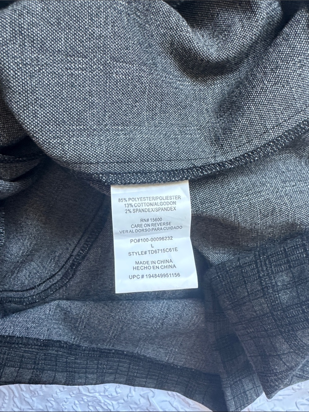 Jolt Charcoal Plaid Overall Dress - Picture 10 of 11